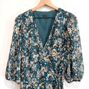 Floral Wrap Midi Dress-3