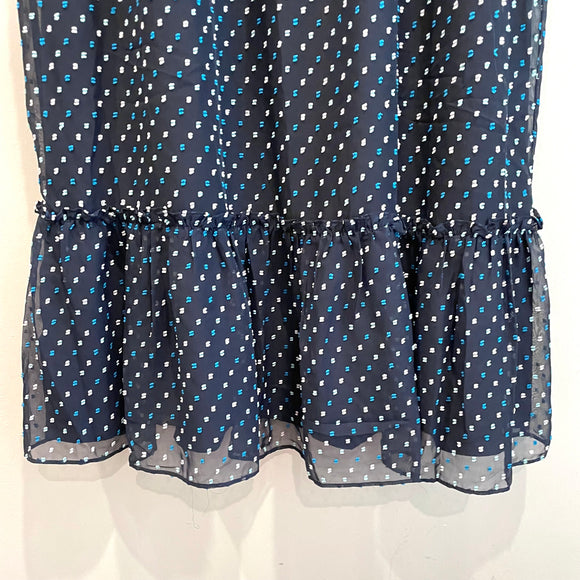 Swiss Dot Sleeveless Dress