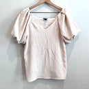 Puff Sleeve Crinkle Top-2