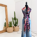 Tie Dye Fringe Hem Scarf-1