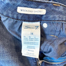 Distressed Cut Off Jean Shorts-8