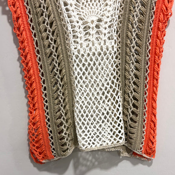 Open Crochet Knit Top