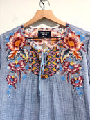 Floral Embroidered Top-3