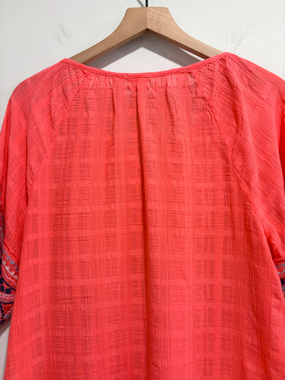 Embroidered Sleeve Tunic