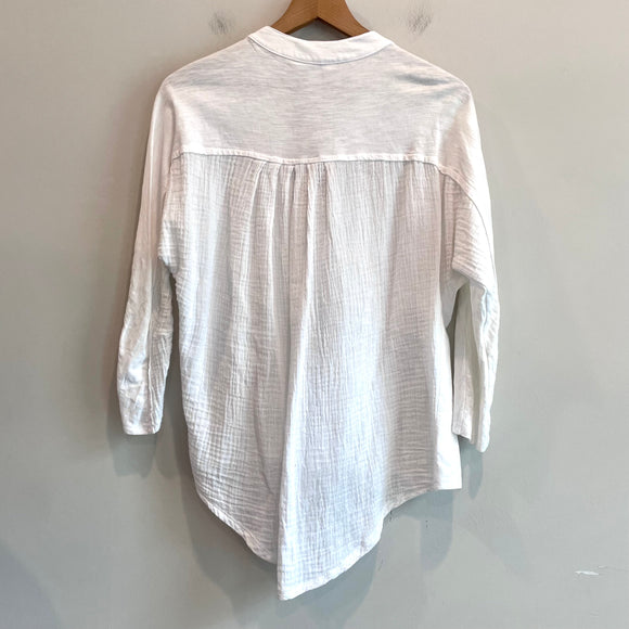 High Low Hem Cotton Top
