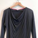 Draped Long Sleeve Top-3