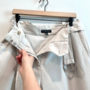 Paperbag Belted Linen Blend Pants-6
