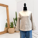 Fringe Trim Soft Sweatshirt-1