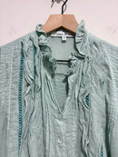 Ruffle Pleated Top-3