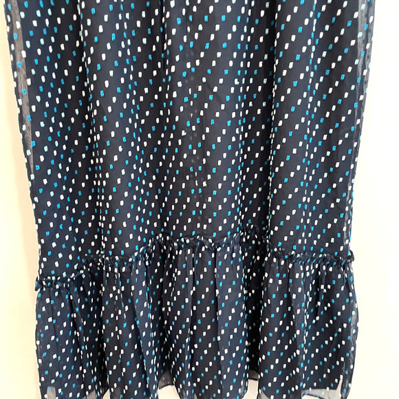 Swiss Dot Sleeveless Dress