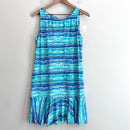 Sleeveless Stretch Flounce Dress-2