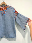 Floral Embroidered Top-9