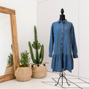 Button Down Jean Dress-1