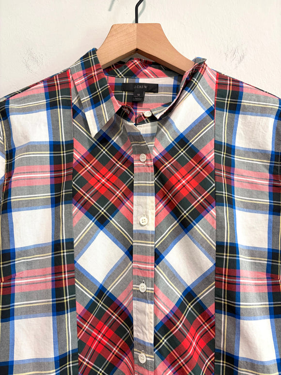 Plaid Long Sleeve Button Down Shirt