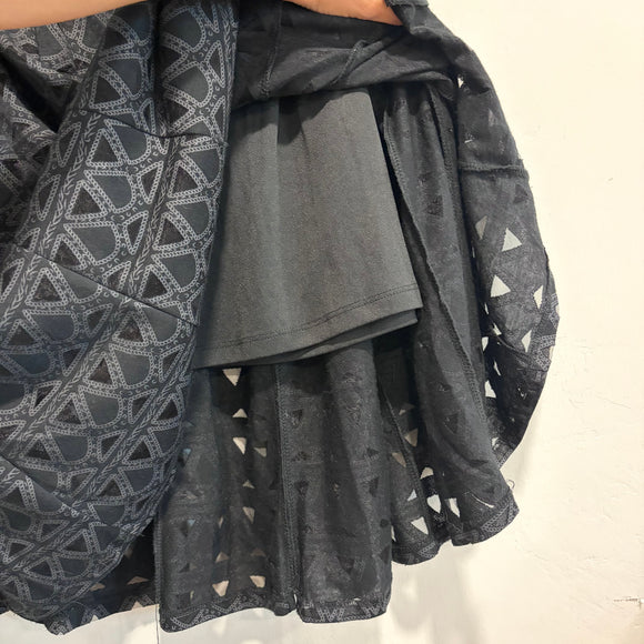 Geometric Midi Skirt