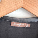 Faux Leather Trim Vest-7