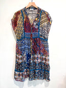 Mixed Print Dress-2
