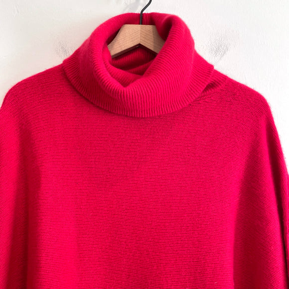 Cowl Turtleneck Cashmere Sweater
