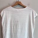 Side Tucked Cap Sleeve Top-9