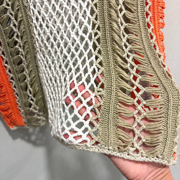 Open Crochet Knit Top