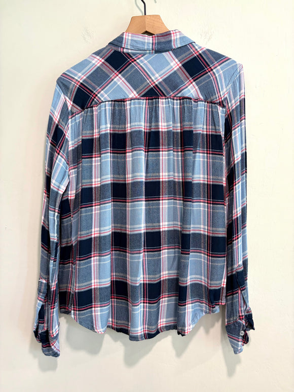 Plaid Button Down Top