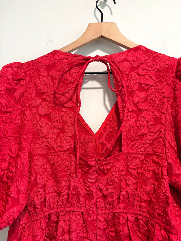 Jacquard Tiered Dress