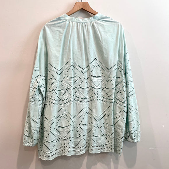 Eyelet Oversized Top