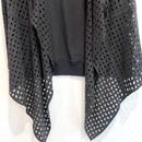 Faux Suede Perforated Vest-4