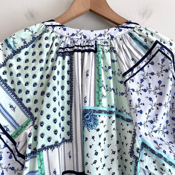 Floral Patchwork Top