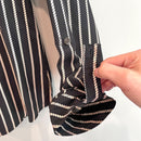 Striped Button Down Silk Shirt-8