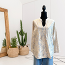 Embroidered Long Sleeve Tunic Top-1