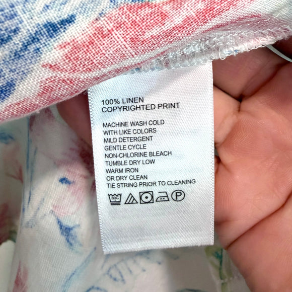 Floral Linen Top