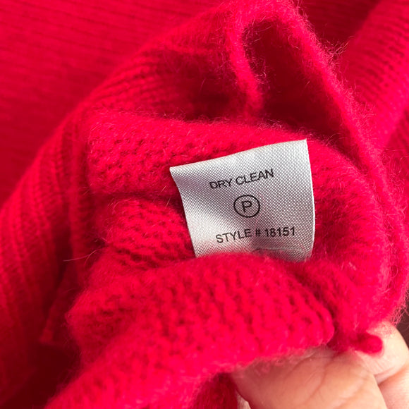 Cowl Turtleneck Cashmere Sweater
