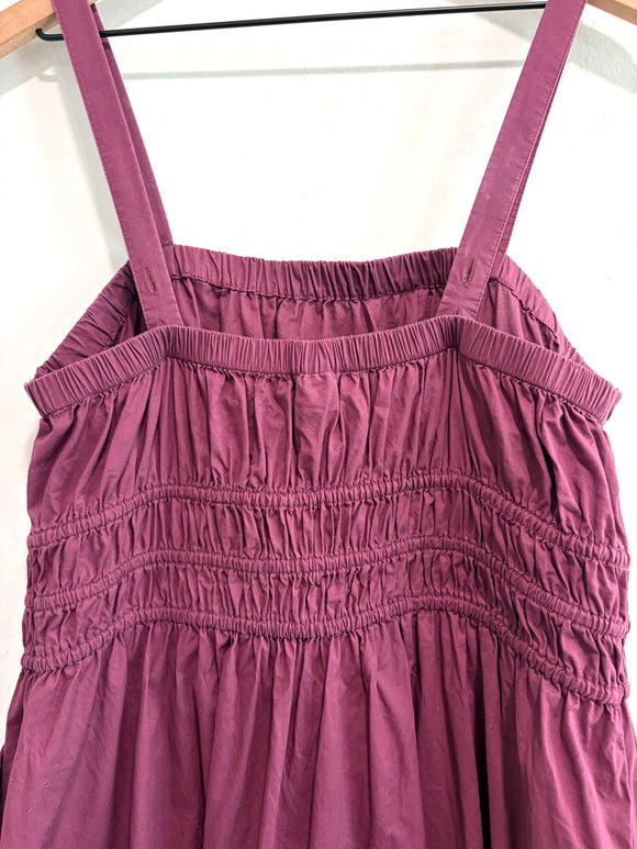 Smocked Waist Midi Dress