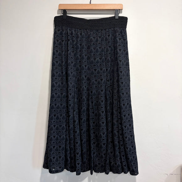 Geometric Midi Skirt