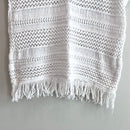 Open Knit Short Sleeve Sweater-5
