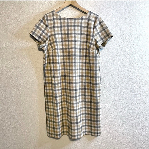 Plaid Shift Dress