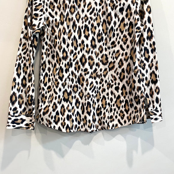 Leopard Button Down Shirt