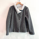 Fuzzy Soft Lined Sweatshirt Jacket-2