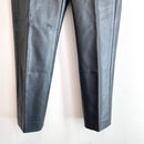 Faux Leather Straight Leg Pants-4