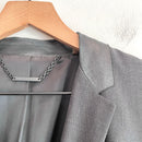 Leather Trim Blazer-5
