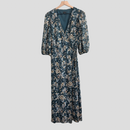Floral Wrap Midi Dress-2