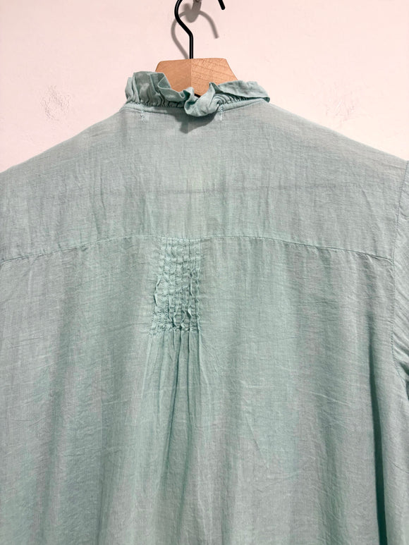 Ruffle Pleated Top