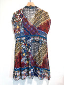 Mixed Print Dress-9
