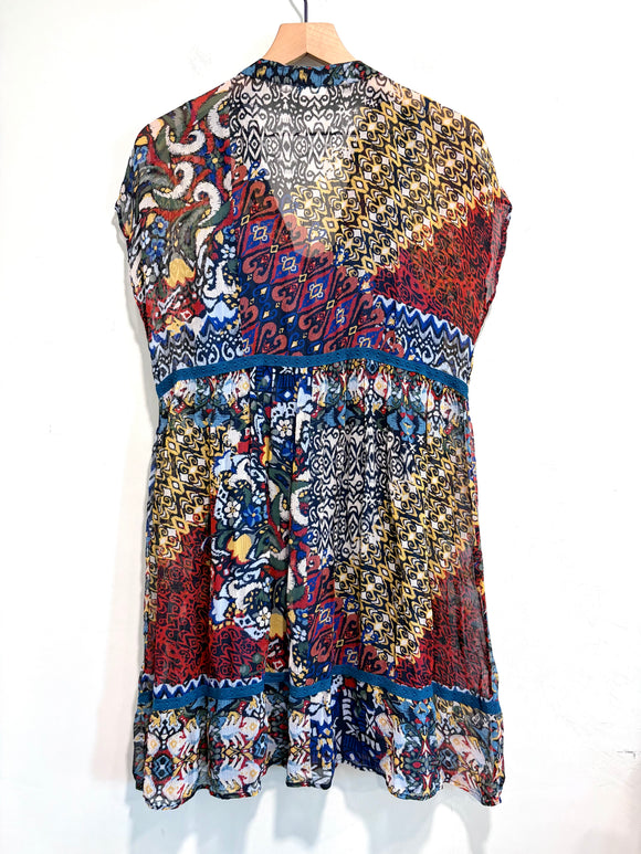 Mixed Print Dress