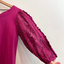 Lace Ruffle Sleeve Top-5