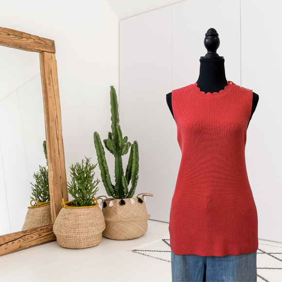 Sleeveless Sweater Vest