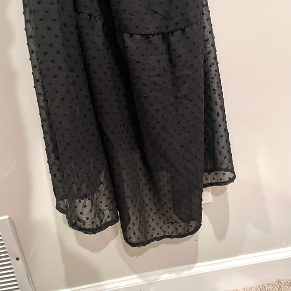 Halter Swiss Dot Maxi Dress