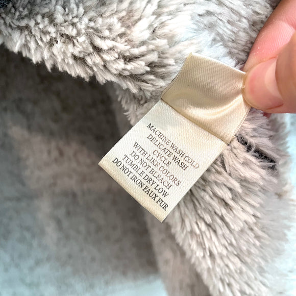 Fuzzy Soft Lined Sweatshirt Jacket
