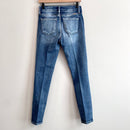 Distressed Mid Rise Skinny Jeans-7